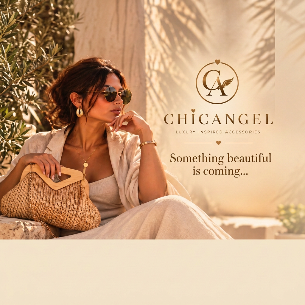ChicAngel background with the photograph extended to the left edge